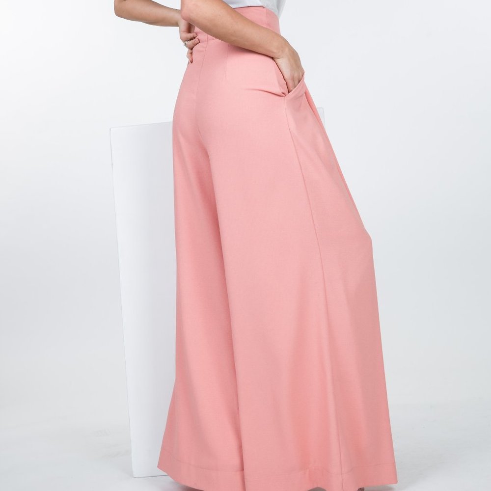 Pretty in Pink Hi-Waist Pants - Picture 3 of 6